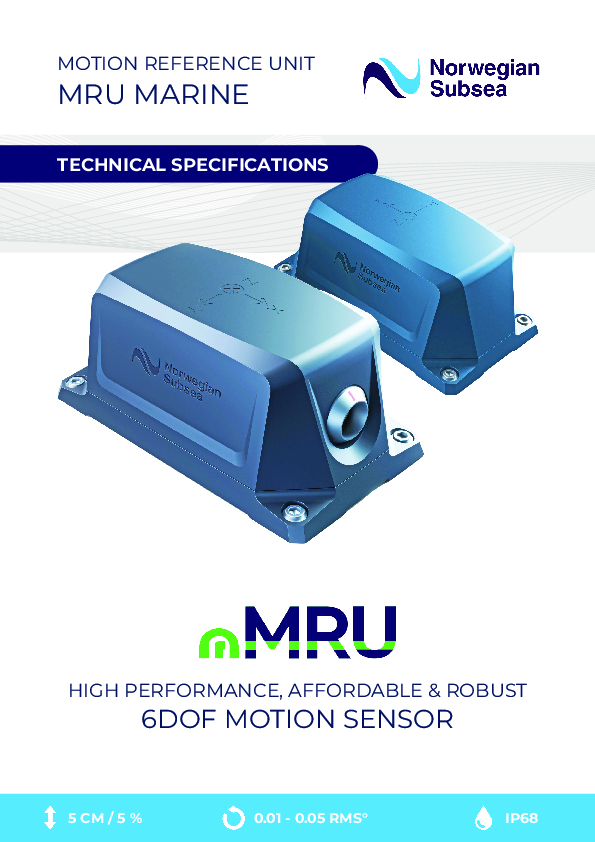 NORSUB Products - MRU Marine.pdf