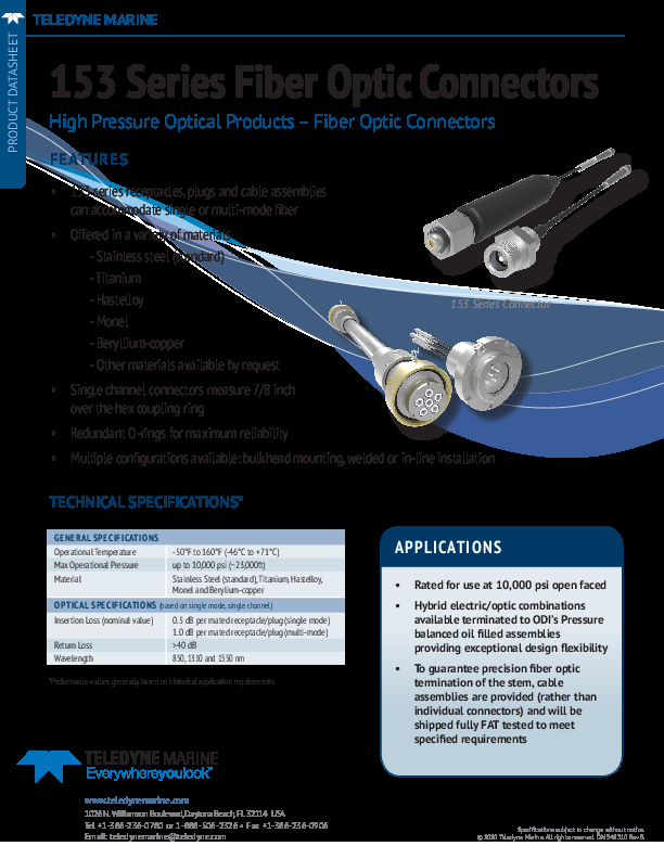 Bulkhead Fiber Optic Adapters, Precision Group