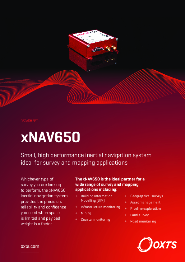 OxTS-2023-XNAV650 Datasheet.pdf