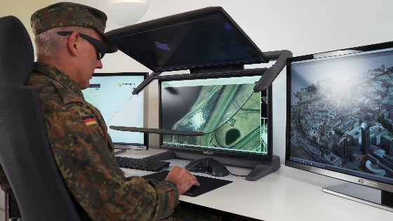 3D Stereoscopic Displays Used in Geospatial Intelligence Applications