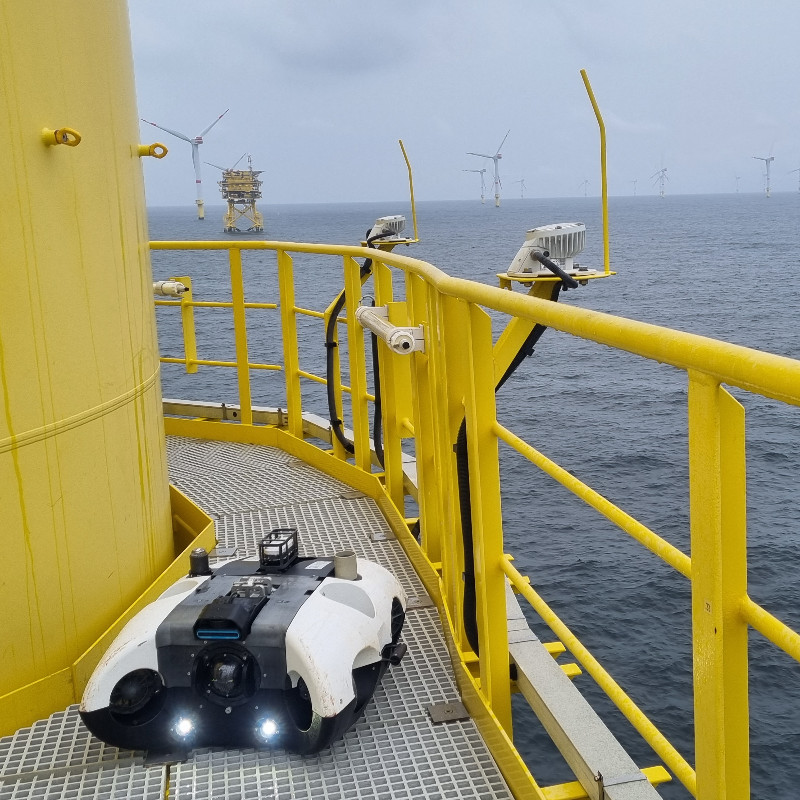 BeeX has already provided underwater inspection services at the Nordsee One wind farm. - Subsea Europe Services A.IKANBILIS - Tetherless Hovering AUV - Compare With Similar Products on Geo-Matching.Com