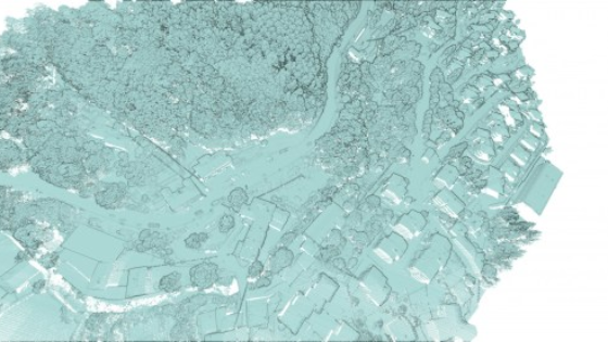 Finding the Link Between Aerial and Terrestrial Lidar Mapping
