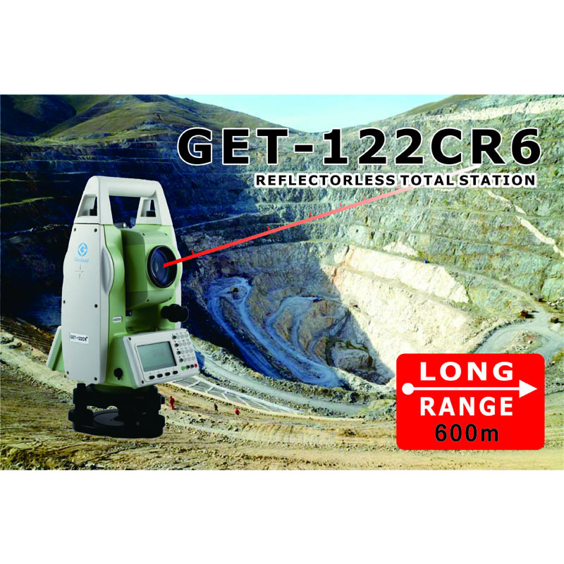 Total Station GET-122CR6 reflectorless 600m