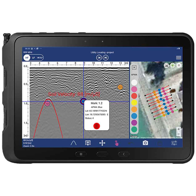 ViewPoint App (Android Application)  - ground penetrating radar data acquisition application