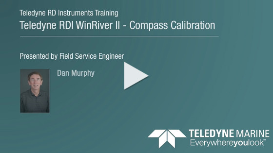 Product Training Video - Teledyne WinRiverII - Compass Calibration