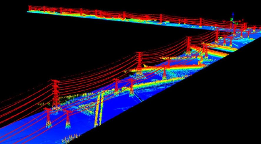 How Airborne Lidar Systems Help Overcome Powerline Inspection Challenges powerline imagery